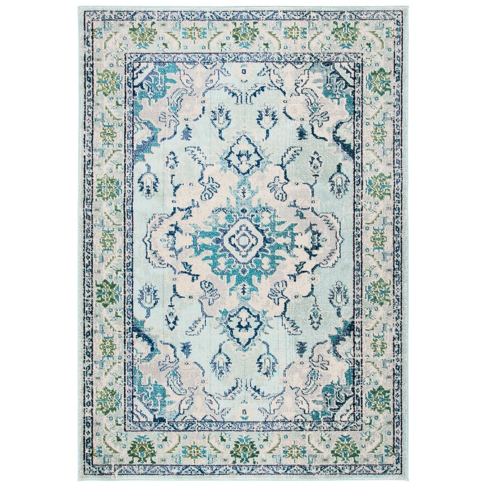 SAFAVIEH Monaco Oceane Boho Medallion Distressed Area Rug