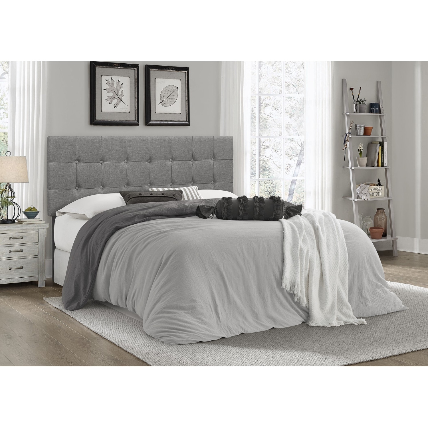 Ida Upholstered Headboard Grey King
