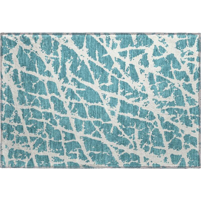 Premium Washable Super Soft Modern Crackle Mayfield Rug