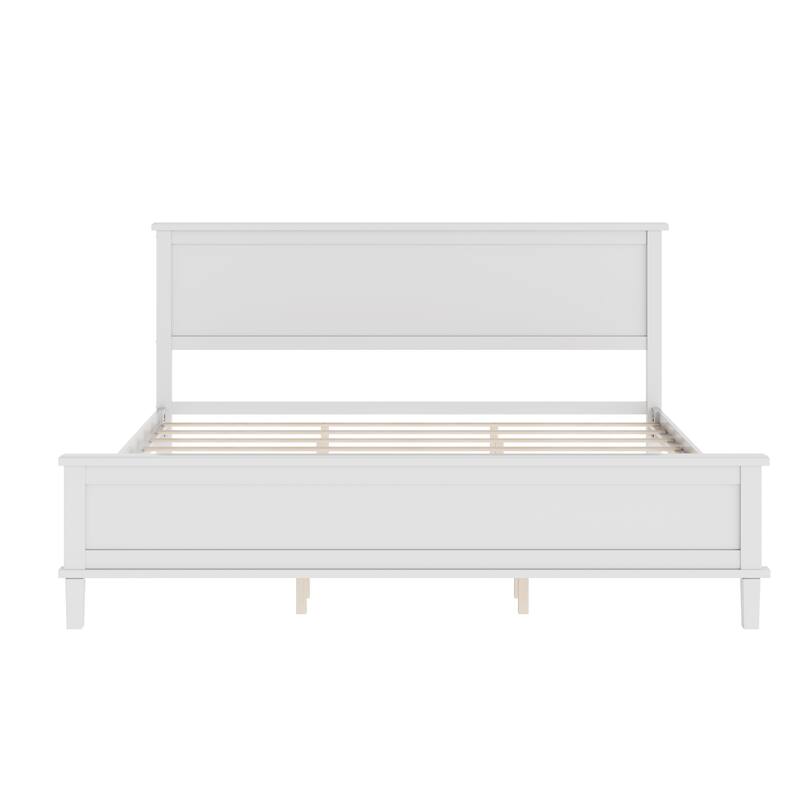 Stylish & Durable Design Modern Wood Platform Bed by Harper&Bright Designs