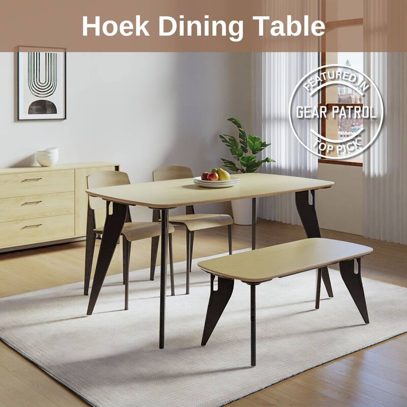 Hoek Dining Table - 59" L x 29" W x 30" H