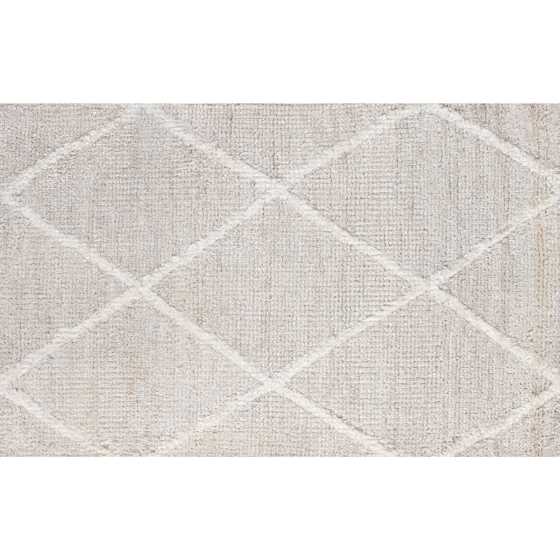 Silver Orchid Rogers Hand-Knotted Viscose Area Rug