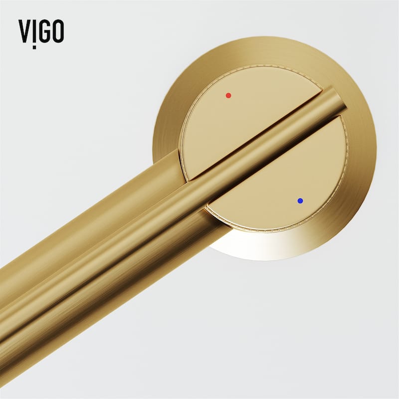 VIGO Sterling 7" H Single Handle Single Hole Bathroom Faucet