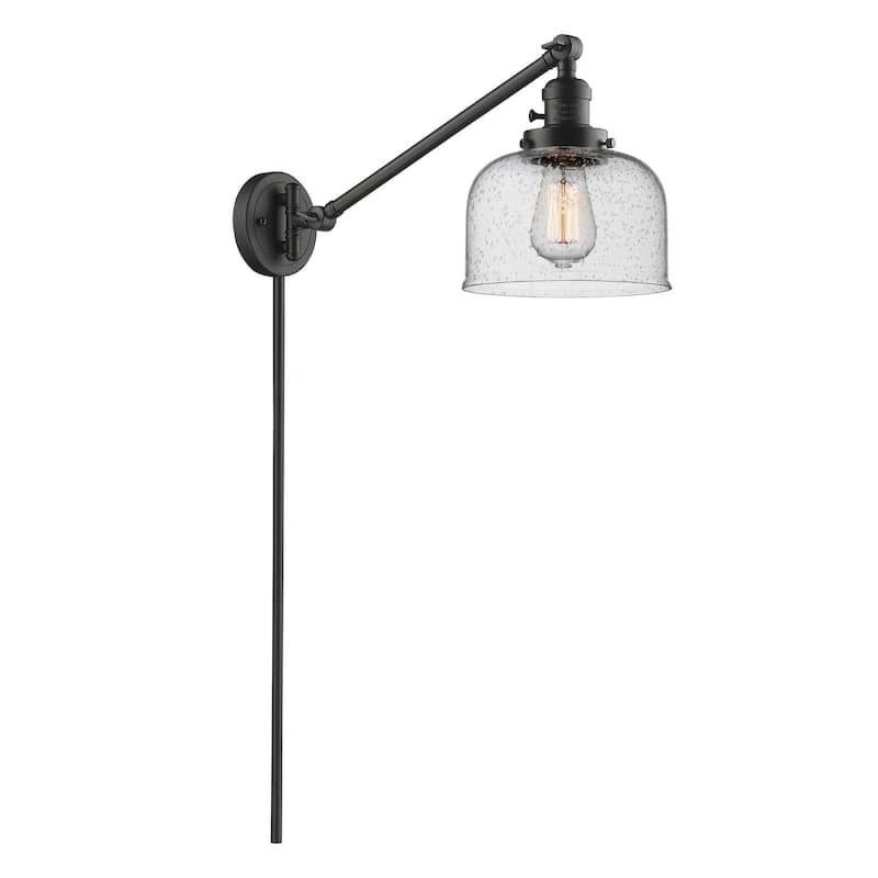 Innovations Lighting Large Bell Single Light 25" Tall Wall Sconce / - Oiled Rubbed Bronze / Seedy