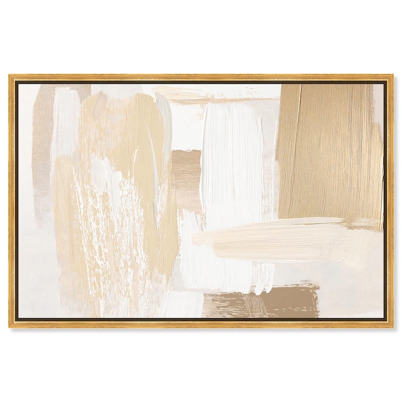 Honeycomb Hues I Canvas by Art Remedy - Gold - 54" x 36"
