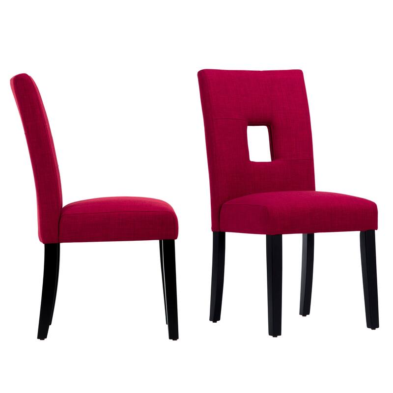Mendoza Keyhole Back Dining Chair (Set of 2) by iNSPIRE Q Bold