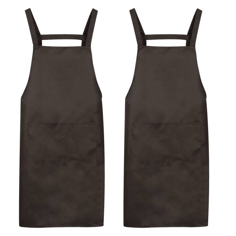 2pcs H Style Apron Kitchen Cooking Aprons Artist Painting Apron