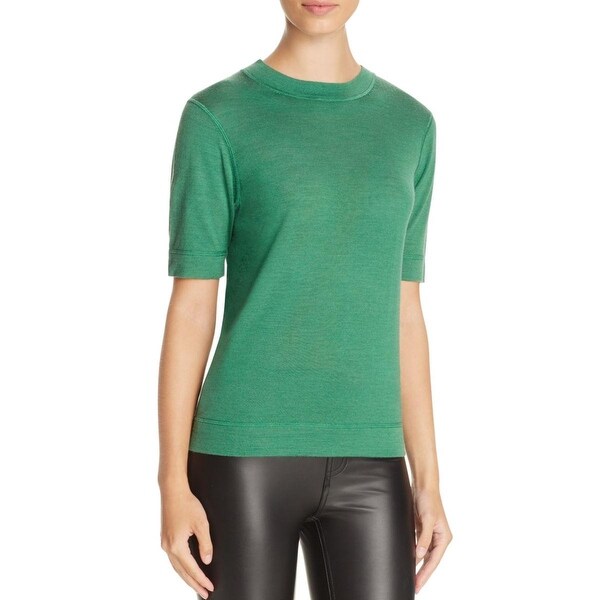 wool short sleeve jumper womens
