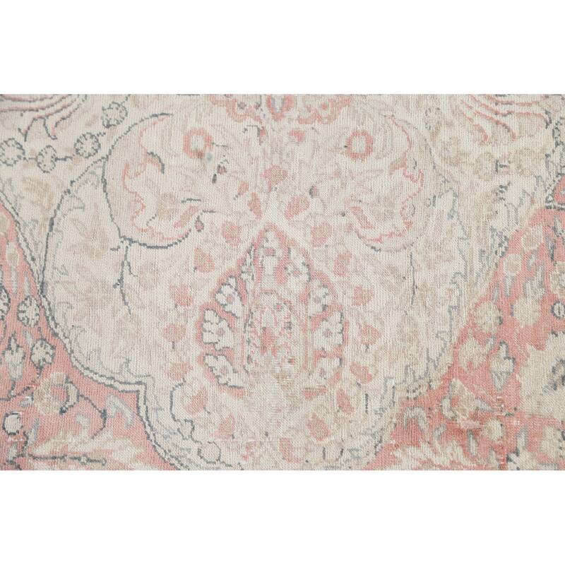 Vintage Muted Traditional Tabriz Persian Area Rug Wool Hand-knotted - 6'4" x 10'5"