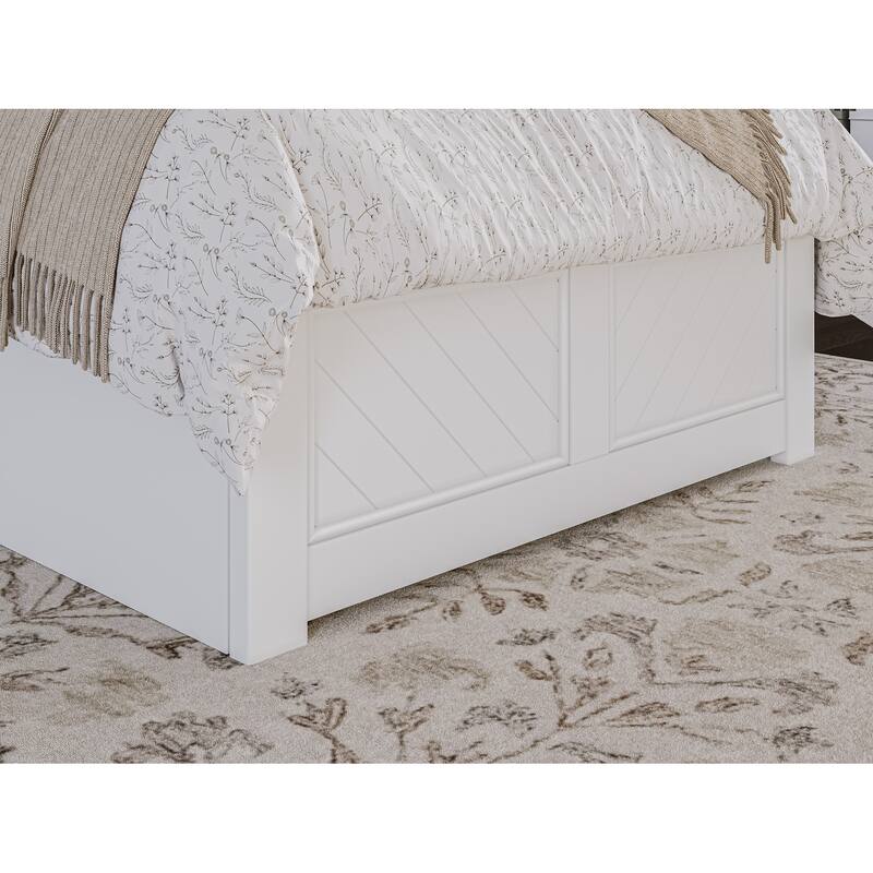 AFI, Canyon Platform Bed with Matching Footboard & Trundle