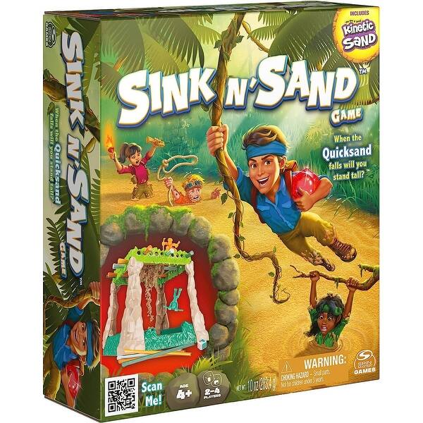 slide 2 of 4, Sink N Sand Board Game with Kinetic Sand