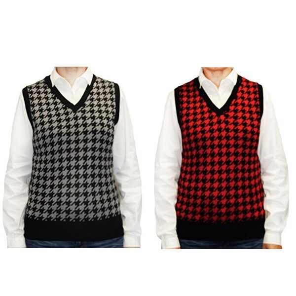 houndstooth sweater women's