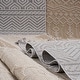 preview thumbnail 8 of 13, LOOM & LUXE Collection Ivory/Trellis Indoor/Outdoor Area Rug