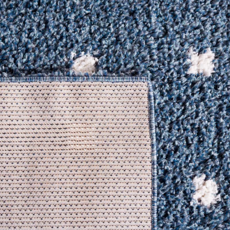 SAFAVIEH Calico Shag Inas Polka Dot 1.6-inch Thick Rug