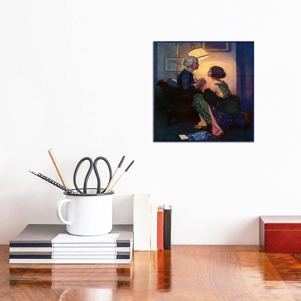 iCanvas "The Party after the Party" by Norman Rockwell Canvas Print