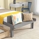 preview thumbnail 4 of 26, Stylish Twin/ Full Size Platform Bed Frame with Footboard Bench and 2 Storage Drawers, Pine Wood Platform Bed Frame for Bedroom
