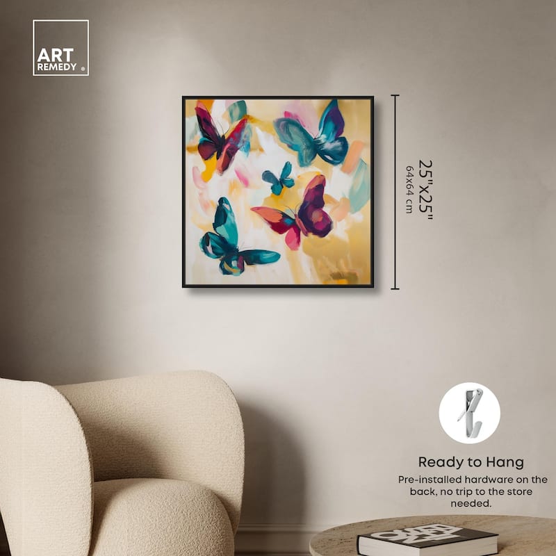 Wings in Waltz I Canvas by Art Remedy