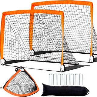 Portable Soccer Goal All-Weather Indoor Outdoor Soccer Goals with Carry Bag