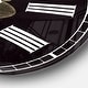 preview thumbnail 1 of 4, Designart 'Isolated Dahlia Flower in Black' Oversized Floral Wall CLock 16 in. wide x 16 in. high