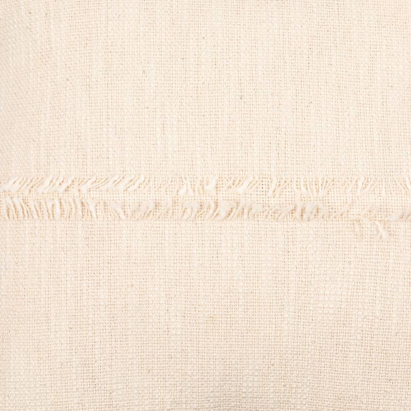 Aylah Solid Woven Cottage Coastal Throw Pillow