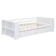 preview thumbnail 13 of 27, Double sofa bed with shelves and drawers
