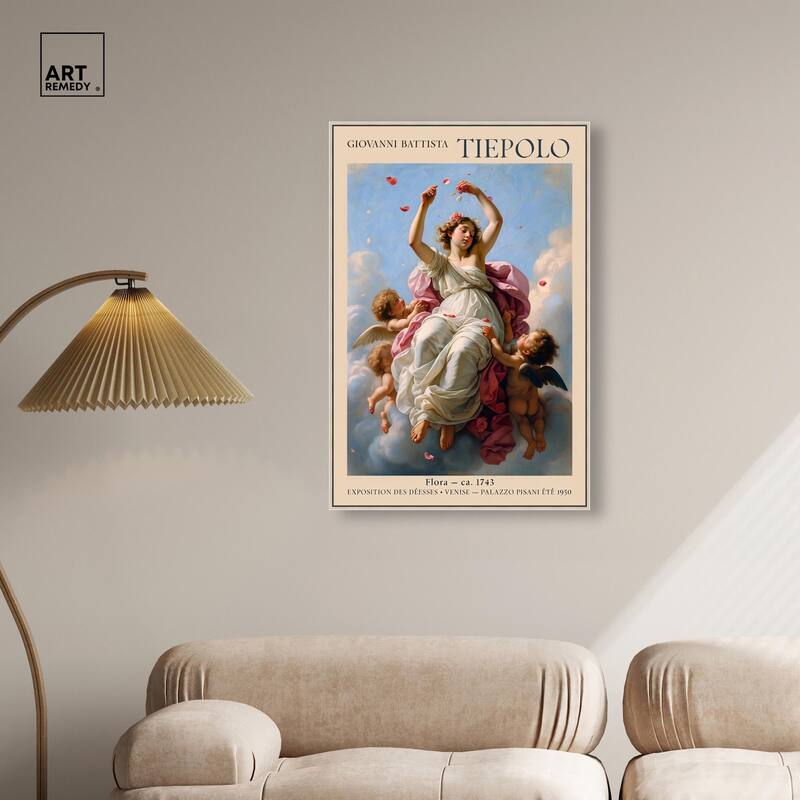 Flora in the Venetian Sky Canvas by Art Remedy