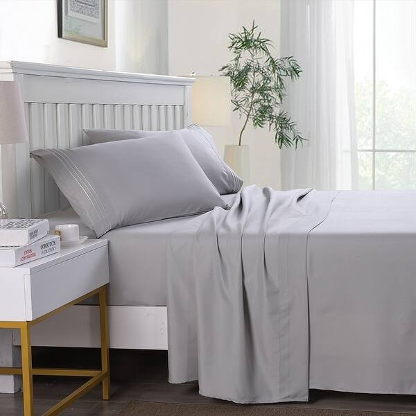 Shop Egyptian Comfort 2200 Count 4piece Bed Sheet Set Deep Pocket Overstock 31136913
