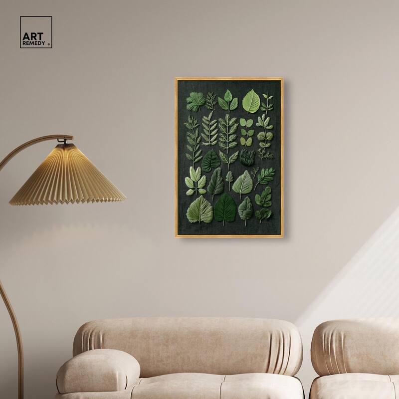 Leaf Library III Canvas by Art Remedy