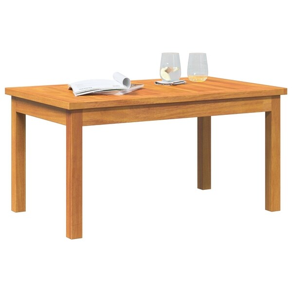 vidaXL Coffee/Side Table Solid Wood Acacia - Bed Bath & Beyond