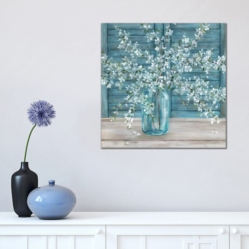 iCanvas "Shuttered Blossoms" by Carol Robinson Canvas Print - 18x18x1.5