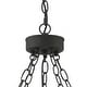 preview thumbnail 4 of 7, Acroma 10-light Farmhouse Black Wagon Wheel Chandelier