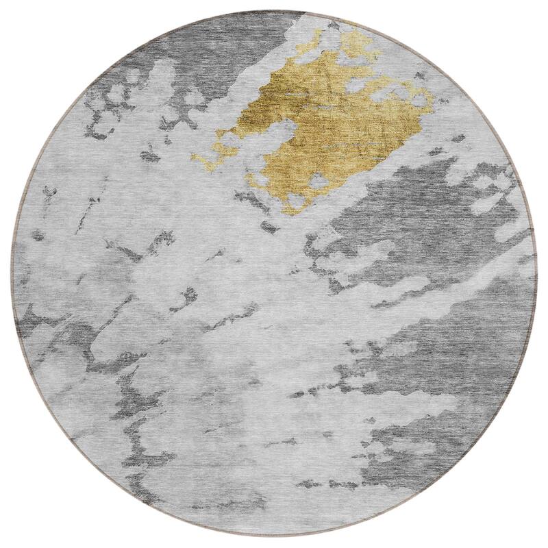 Machine Washable Indoor/ Outdoor Chantille Tie Dye Modern Rug