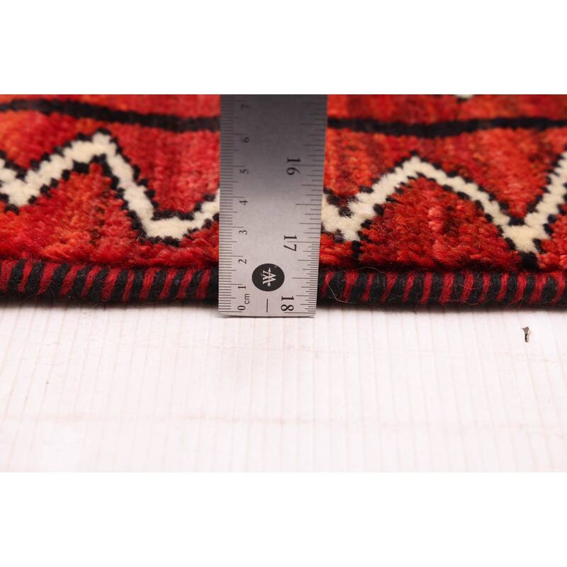 ECARPETGALLERY Hand-knotted Melis Red Wool Rug - 5'3 x 6'6