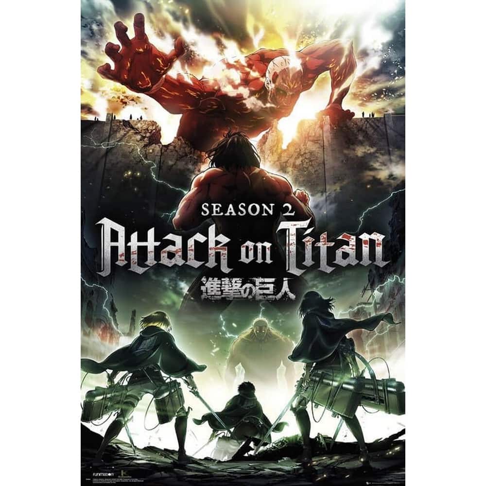 Attack on Titan Season 2 Art Poster - 24 x 36 Inch