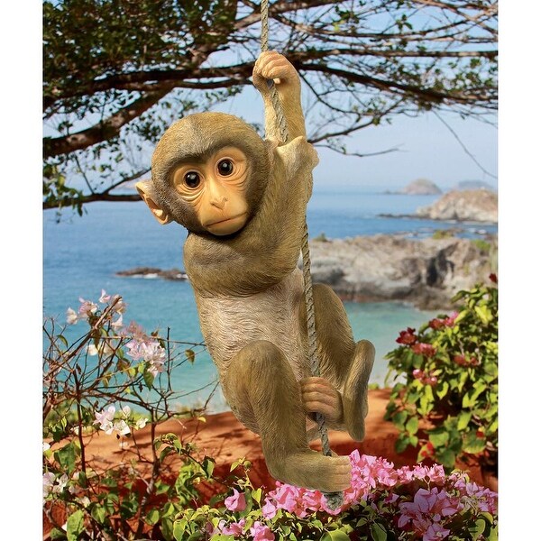 Design Toscano Chico The Chimpanzee Hanging Monkey - Bed Bath