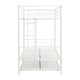 preview thumbnail 1 of 4, Kid-Friendly Design Twin Over Twin Bunk Bed,Metal White