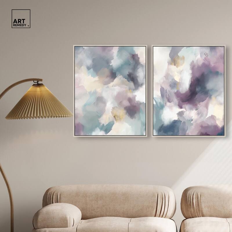 Golden Reflections Canvas Set of 2 by Art Remedy