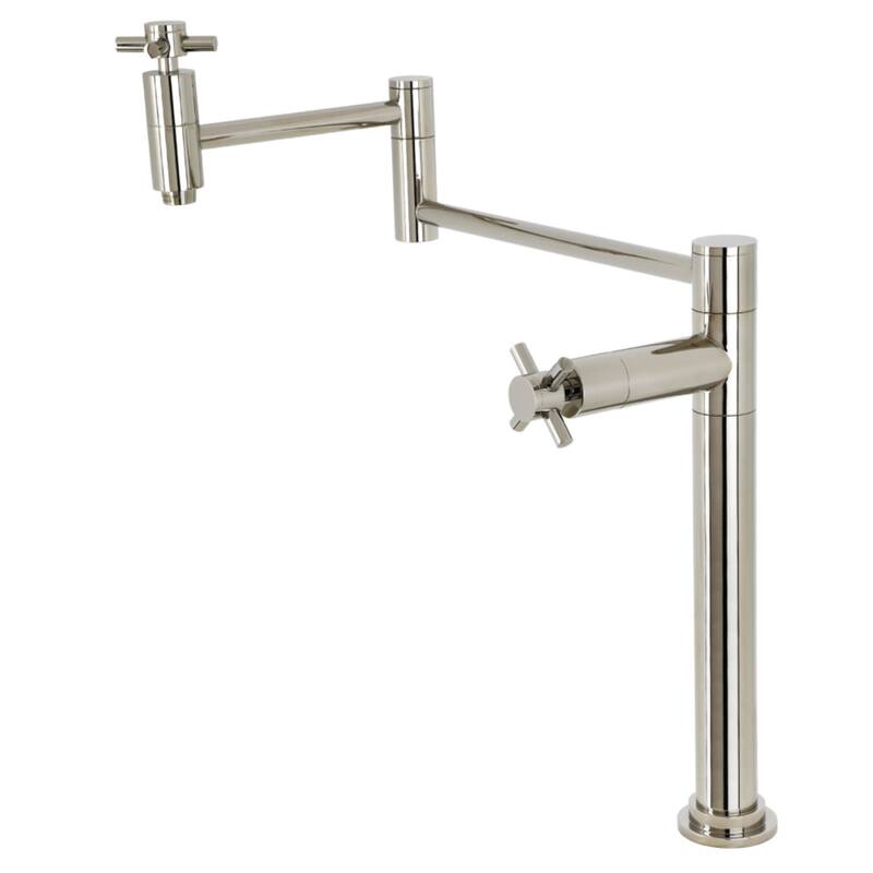 Kingston Brass KS870.DX Concord 3 GPM Traditional Single Hole Pot - Polished Nickel