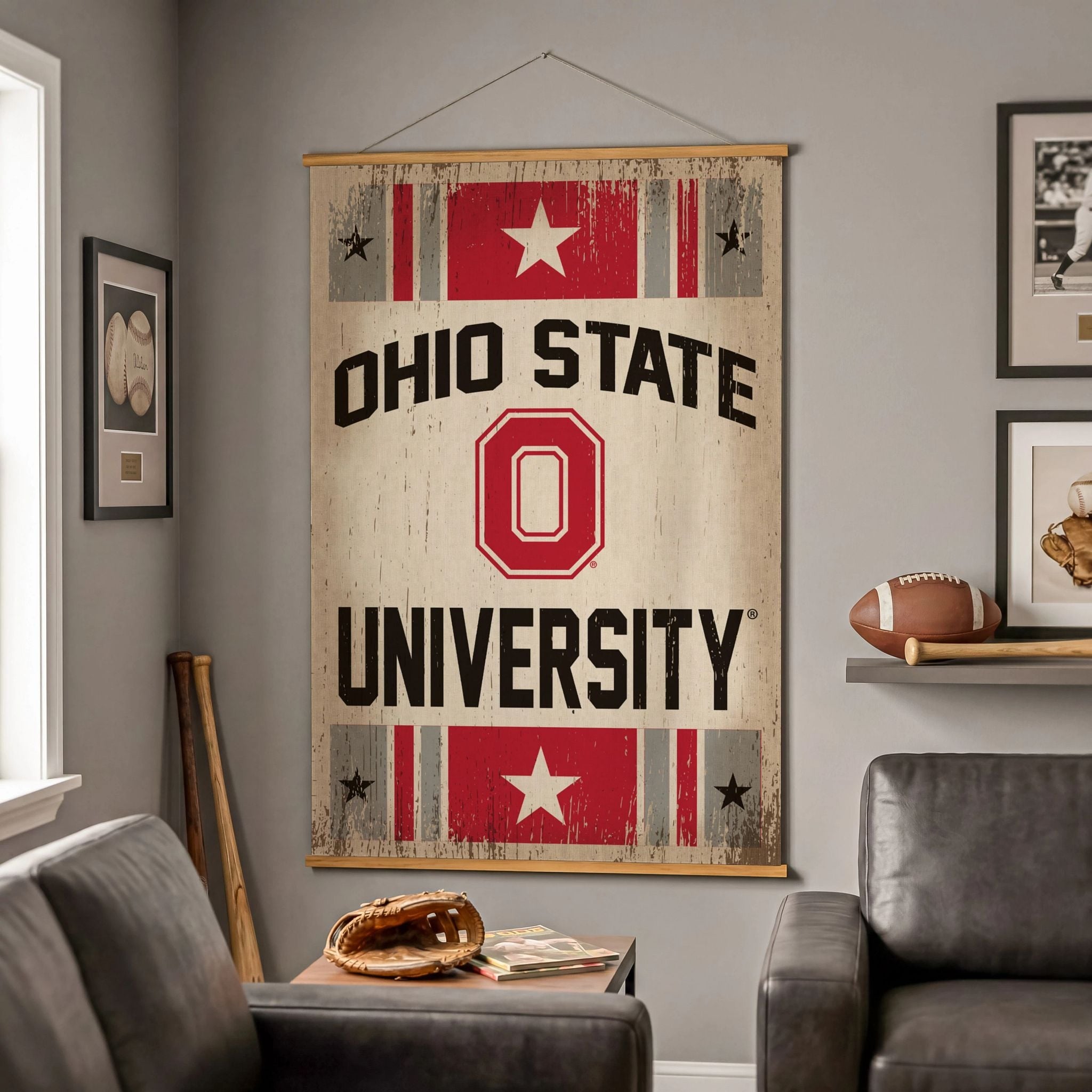 Ohio State University Canvas Wall Tapestry