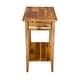 preview thumbnail 10 of 23, Porch & Den Holly Hill Solid Acacia Recliner End Table