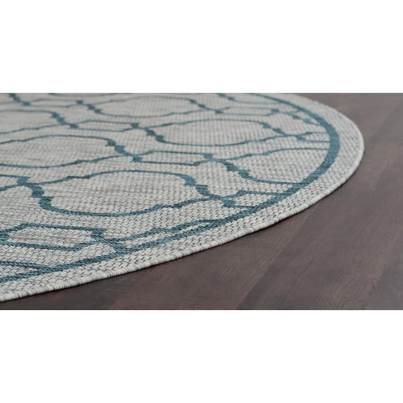 Colonnade Transitional Geometric Indoor/Outdoor Area Rug
