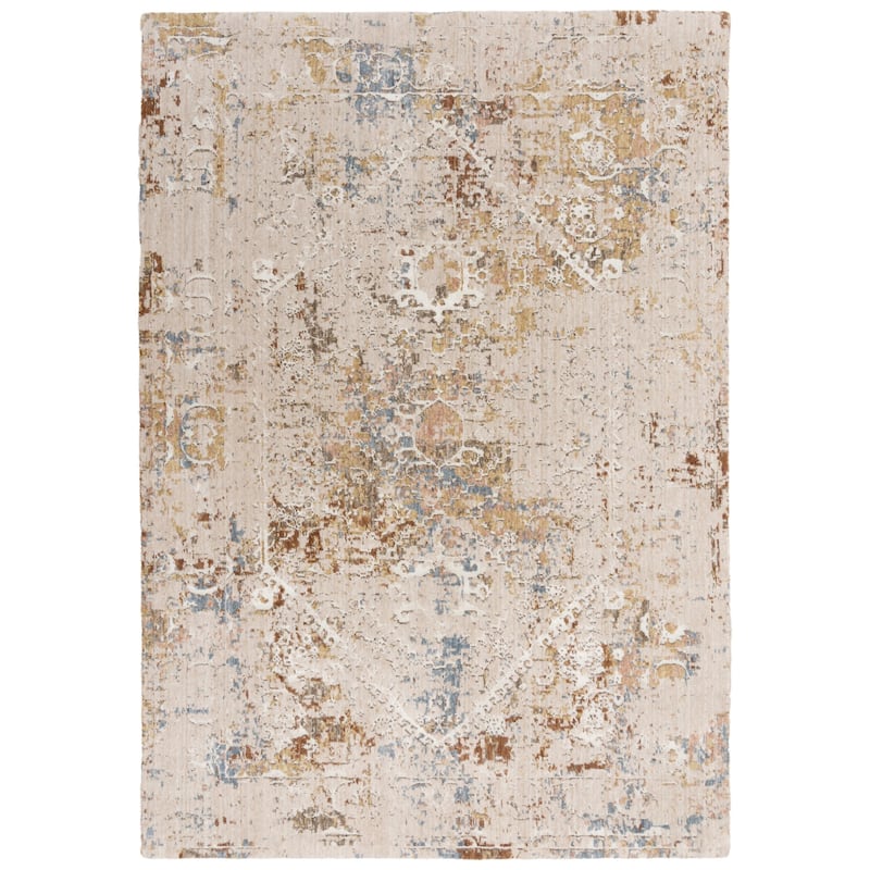 Alora Decor Lake Transitional Beige/Multi Recycled Polyester Area Rug