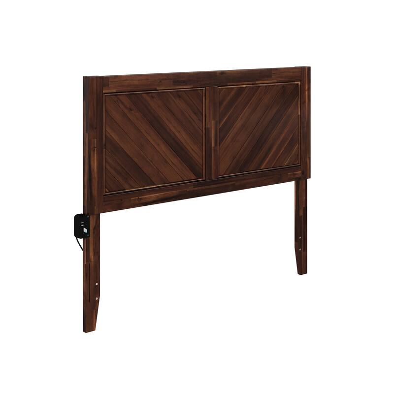 AFI Canyon Wood Headboard with Attachable Charger