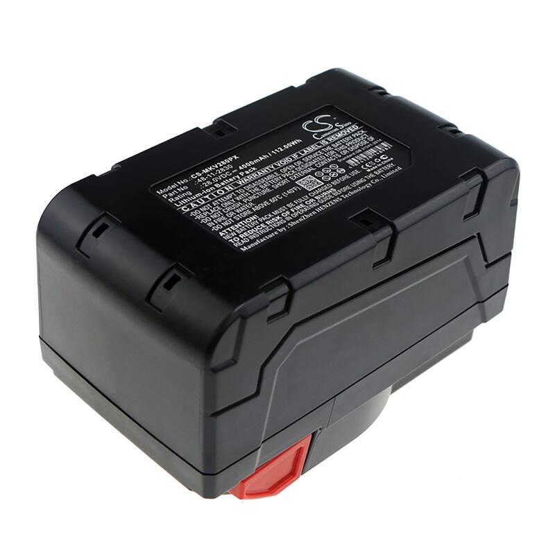 Battery for Milwaukee M28 28V V28 Wurth 48-11-2830 M28B MC 28 MC28 V 4000mAh - Black