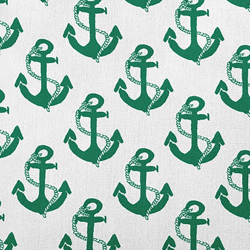 Anchor Pattern Indoor/Outdoor Throw Pillow