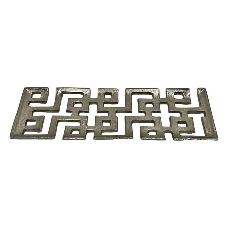 Decorative Handmade Aluminum Modern Tray
