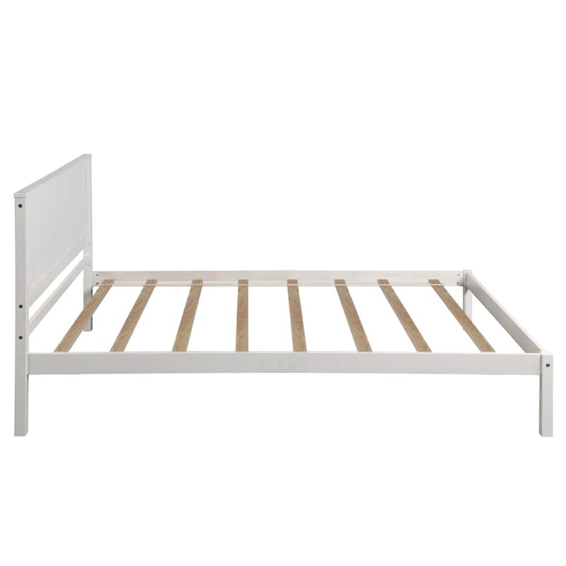 Modern Platform Bed Frame with Headboard