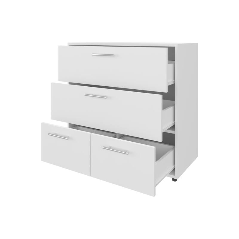 Oto Dresser with 4 Spacious Drawers, White