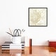 preview thumbnail 14 of 16, iCanvas "St. Louis Gold Leaf Urban Blueprint Map" by Hubert Roguski Framed