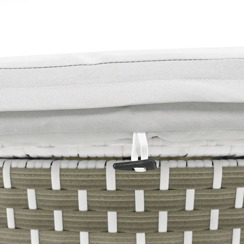 Patio Furniture Round Outdoor Sectional Sofa Set